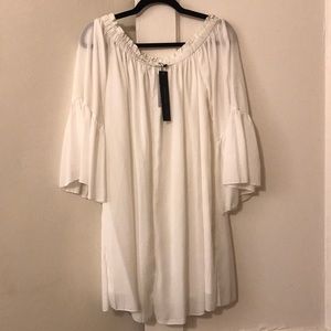 Sexy Off Shoulder Boho Mini Dress